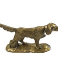 Brass Pointer Dog Paperweight