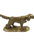 Solid Brass Pointer Dog Paperweight