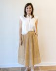 Butterscotch Eyelet Skirt
