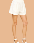 Linen High Waist Shorts