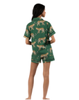 Cheetah Pajama Shorts Set