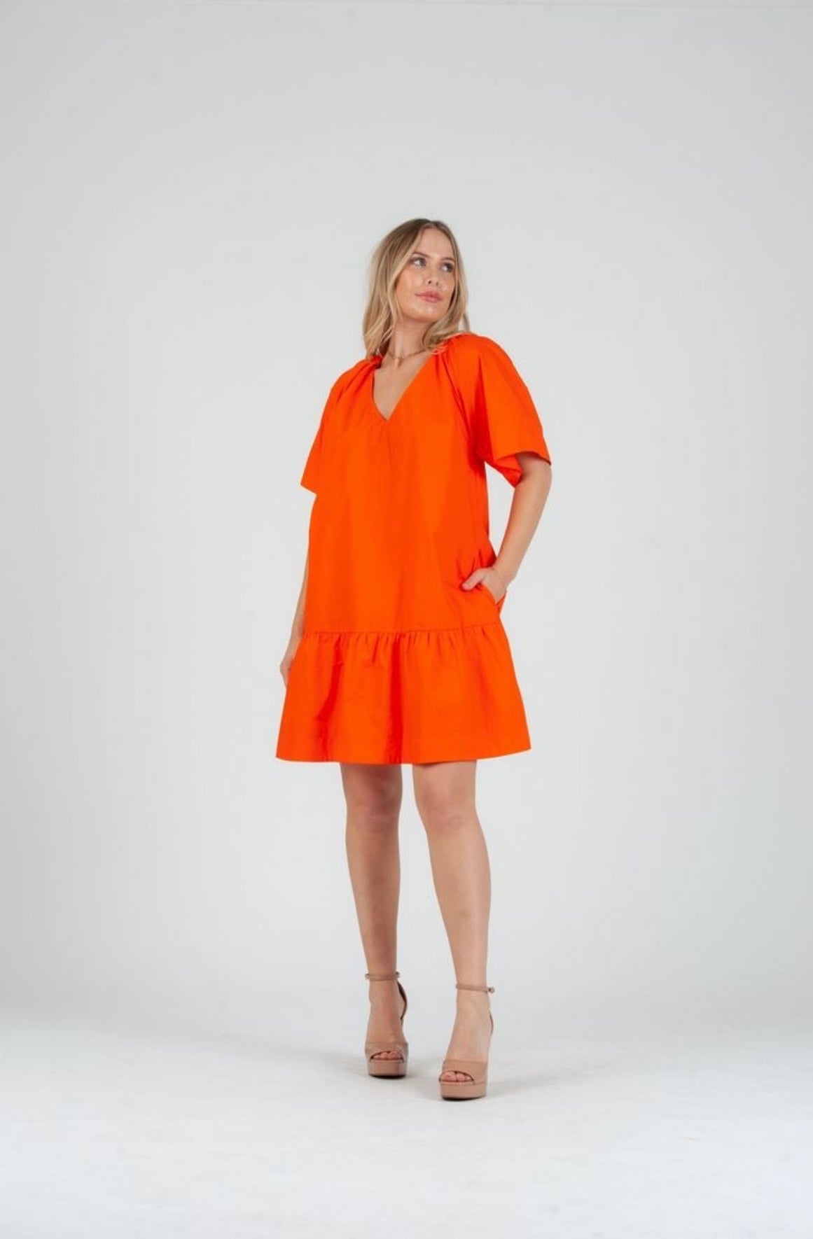 Poplin SS Dress