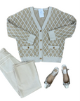 Diamond Pattern Cardigan