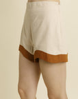 Brown Wave Shorts