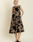 Drop Waist Midi Dress