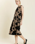 Drop Waist Midi Dress