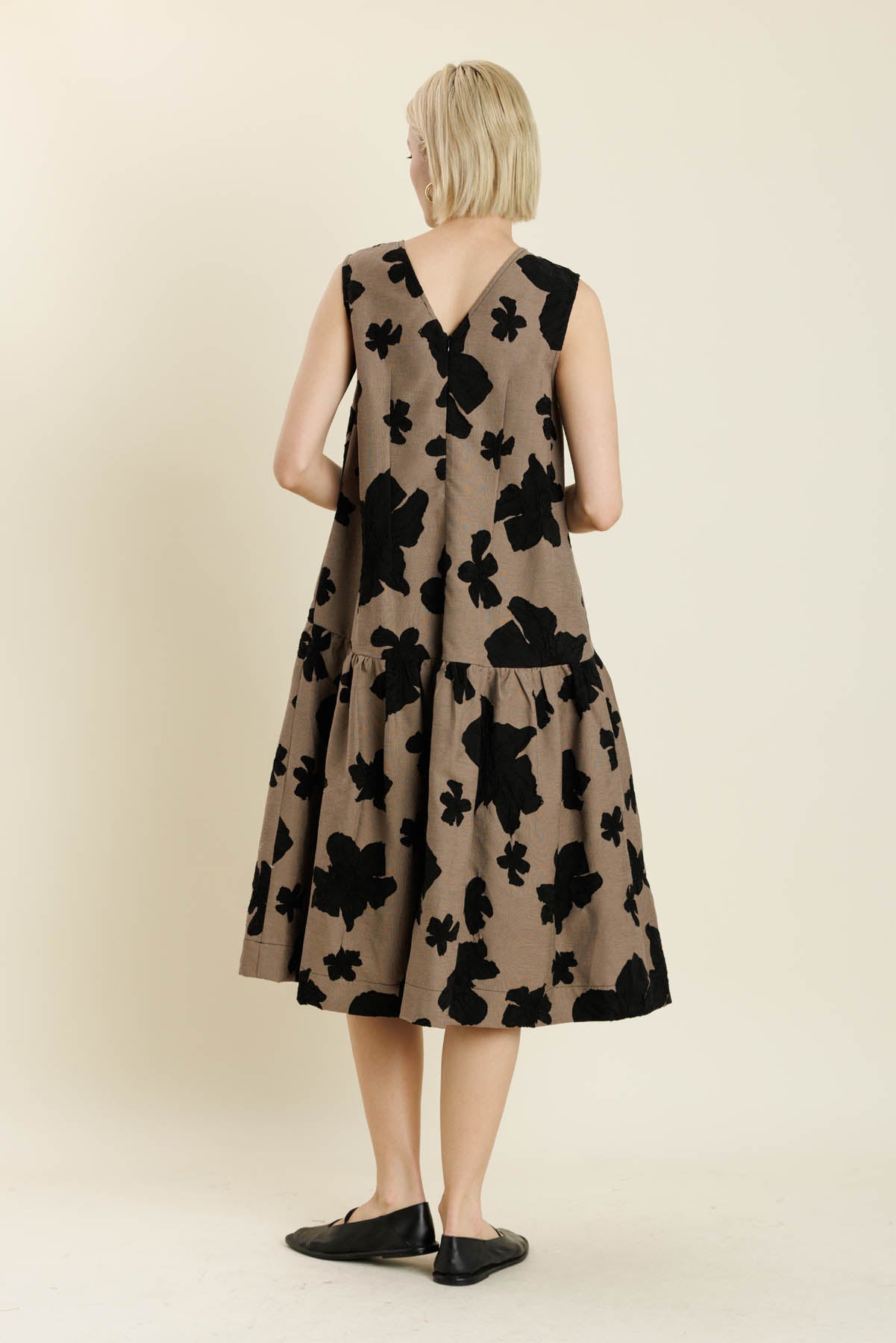 Drop Waist Midi Dress