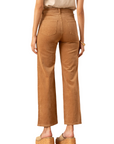 Corduroy Wide Leg Crop