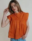 Becca Blouse Orange