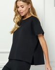 Short Sleeve Sweater Top