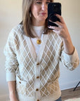 Diamond Pattern Cardigan