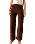 Corduroy Wide Leg Crop