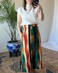 Fall Color Midi Skirt