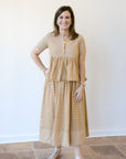 Butterscotch Eyelet Blouse
