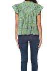 Olene Sea-green Blouse
