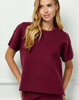 Short Sleeve Sweater Top