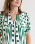 Ophelia Dress Green Check