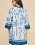 Navy Ikat Tunic