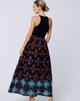 embroidered maxi festive fiesta skirt