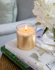 Gold Leaf Candle