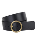 Brass Circle Buck Belt
