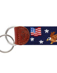Embroidered Key Fob