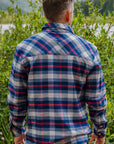 Plaid Flannel Shirt Blue