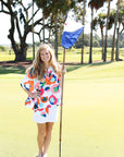 Multi Spot Gameday Cheetah Shawl