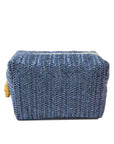 On Board Straw Cosmetic Bag Indigo