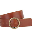 Brass Circle Buck Belt