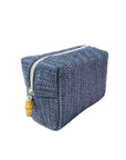 On Board Straw Cosmetic Bag Indigo