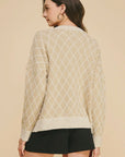 Diamond Pattern Cardigan