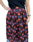 embroidered maxi festive resort skirt