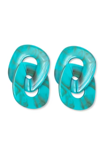 Sloan Earrings Turquoise