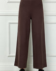 Cropped Wide Sweater Pants