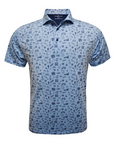 Bamboo Charcoal Malibu Print Polo