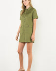 Olive SS Collared Dress