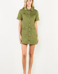 Olive SS Collared Dress