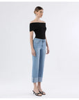 Wide Cuff Straight Jeans