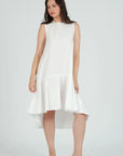 Poplin Hi-Low Dress