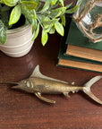 Brass Swordfish Paperweight