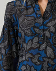 Aurina Floral Poplin Top - Chatsworth Boutique