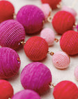 Pink/Red Ombre Earrings