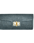 Bamboo Buckle Clutch - Chatsworth Boutique