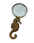 Brass Seahorse Magnifying Glass