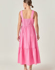 Bow Sleeveless Midi Dress - Chatsworth Boutique