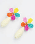 Colorful Floral Raffia