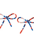 Patriotic Bow Earrings
