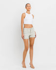 Sage Cuffed Denim Shorts