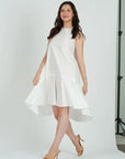 Poplin Hi-Low Dress